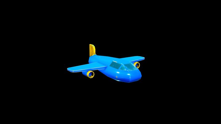 Toy Plane 3D Model
