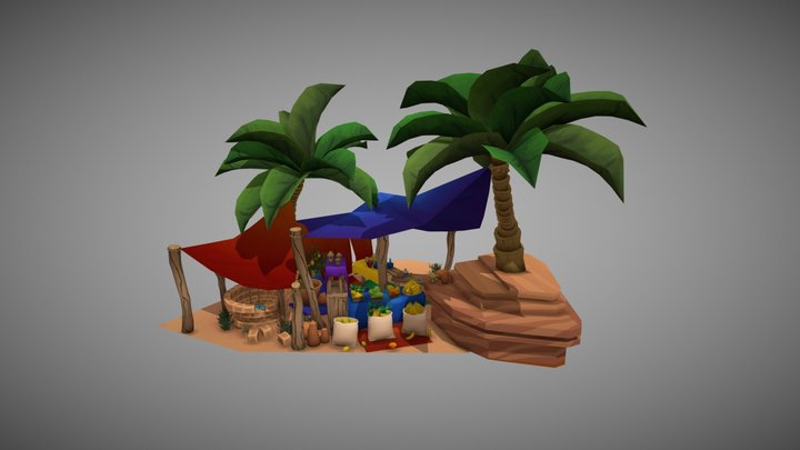 DAE Bazaar - Final Assignment 3D Model