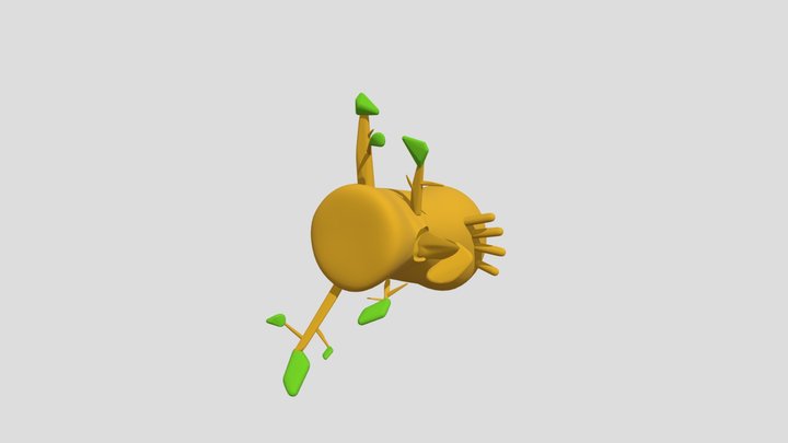 Mainbigtreestump0 Obj 3D Model