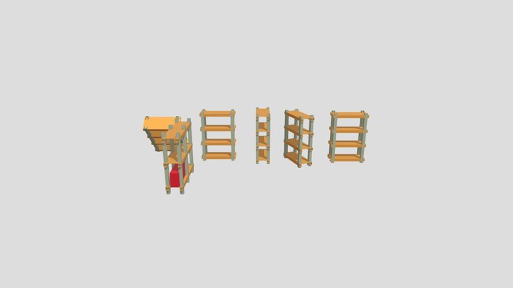 Estanteria Nido10 (2) 3D Model