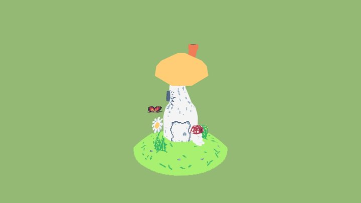 Karakurt's mushroom 3D Model