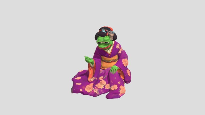 Geisha Pepe 3D Model