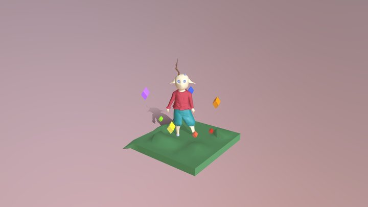SKYE the goat 3D Model