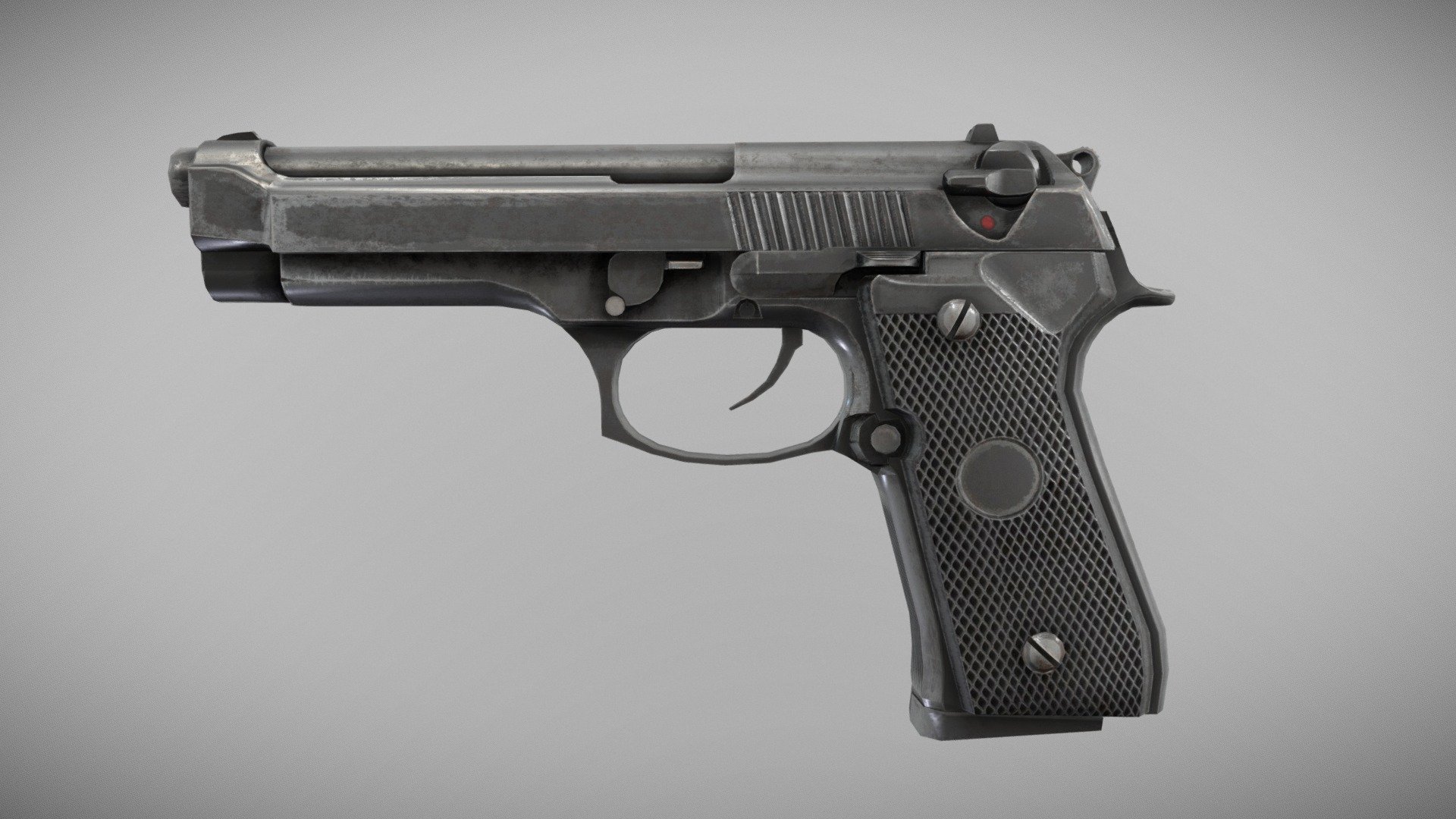 Pistol - Buy Royalty Free 3D model by bsp [ac06e5b] - Sketchfab Store