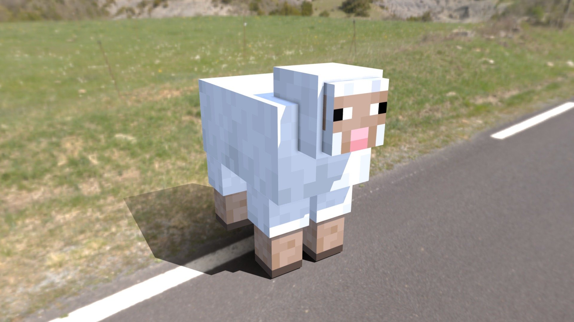 minecraft wallpaper sheep