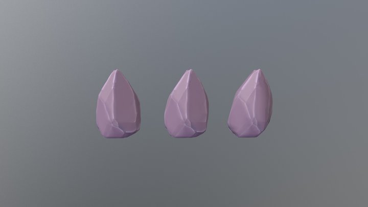 Rock LODs Uni Exercise 3D Model