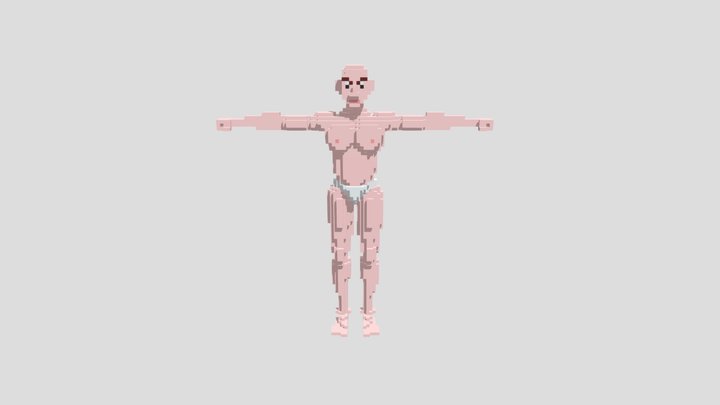 Eight Heads Basic Male Bodies 3D Model