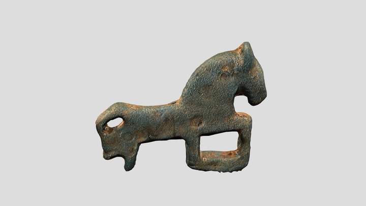 Horse Fibula / Fíbula de caballo 3D Model