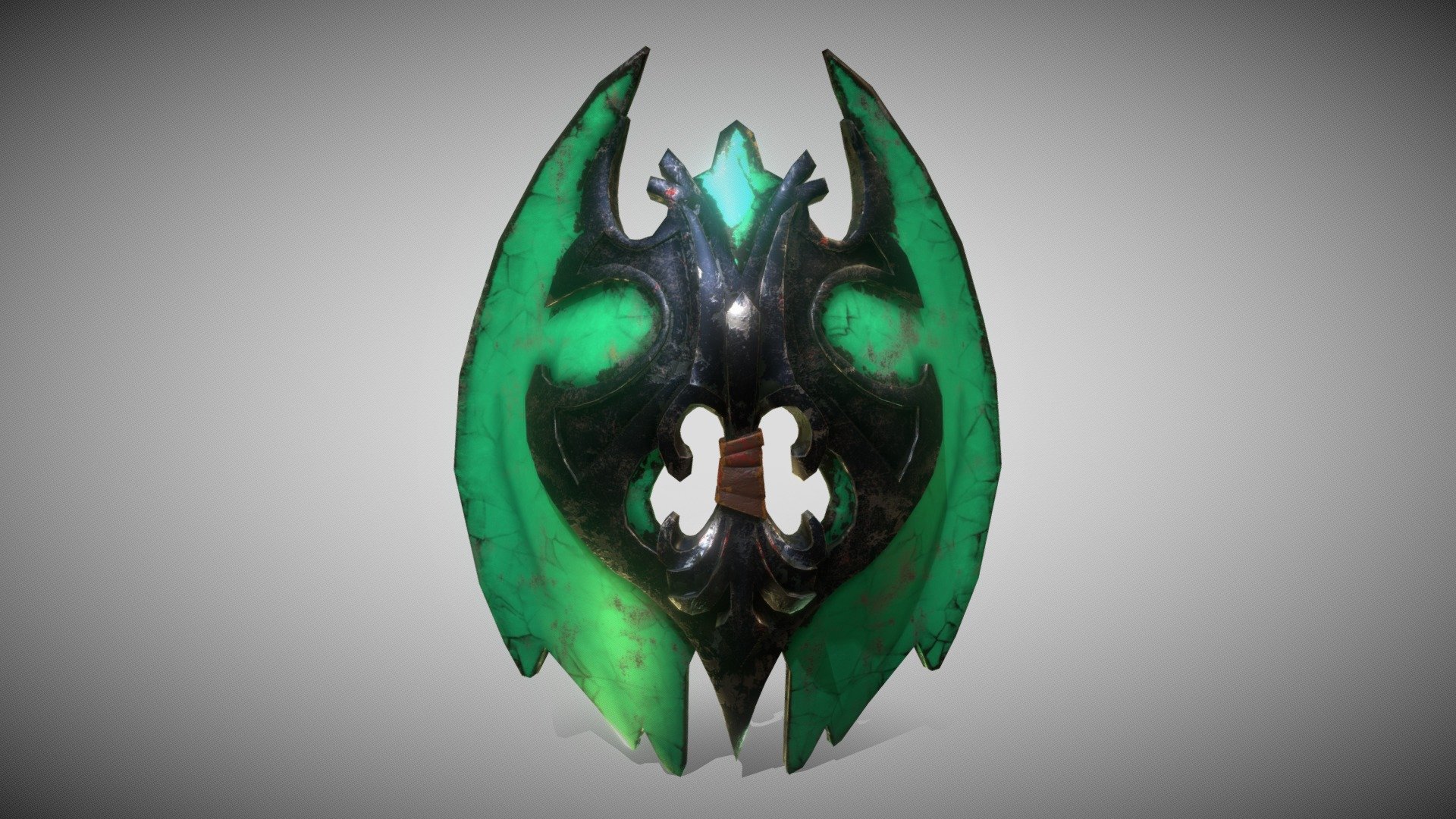 Revisited Skyrim Glass Shield 3D model by La Troubapoulpe (La_Troubapoulpe) [ac089c9] Sketchfab