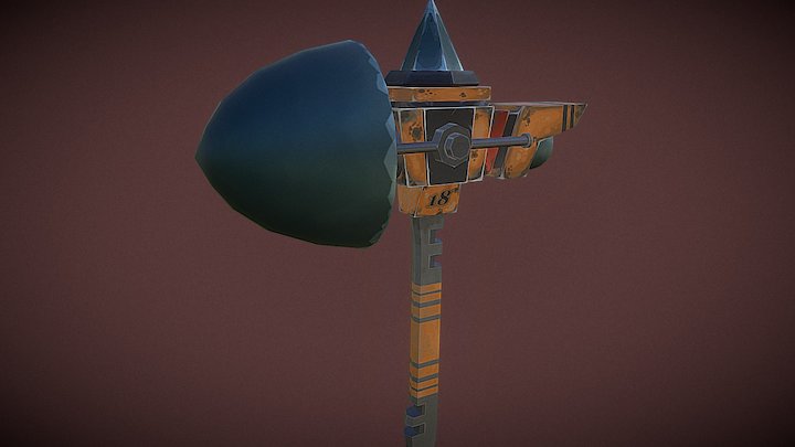 Club - Axe 3D Model