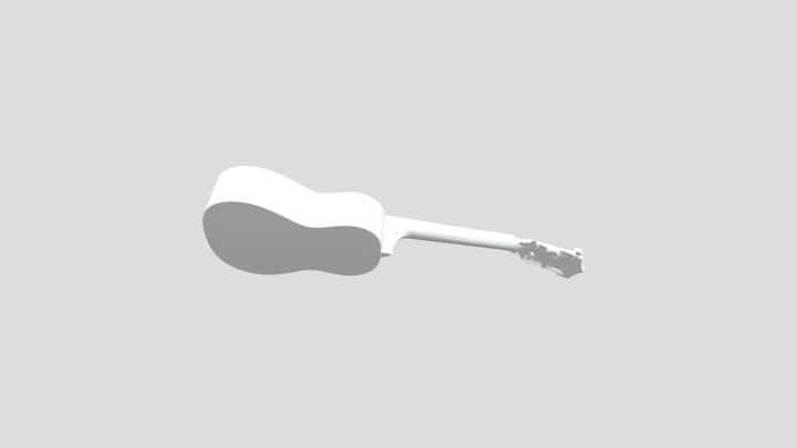 Ukulele 3D Model