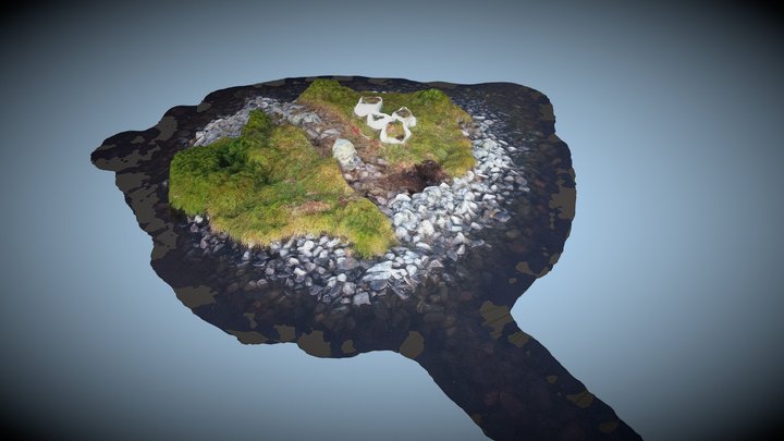 Loch Borghastail crannog 2017 3D Model