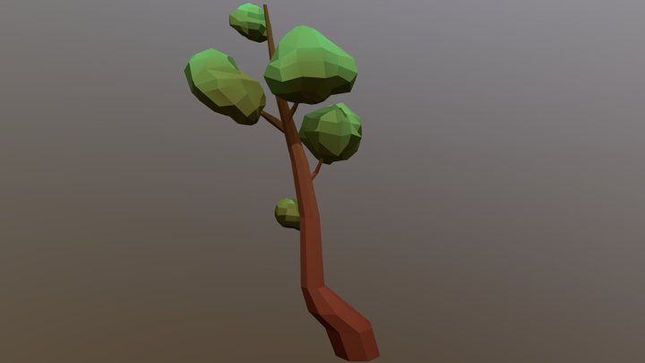 Low-Poly Tree 4 3D Model