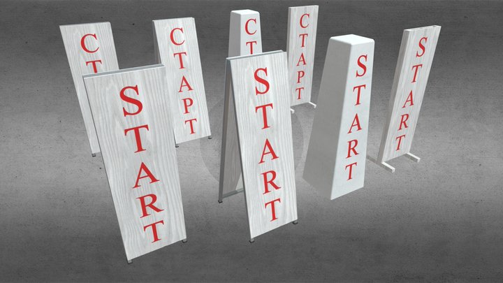 Start & Finish | Старт и финиш | Sign Boards