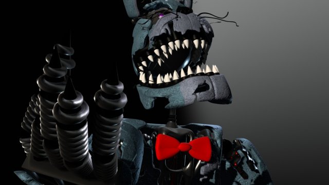 Nightmare Bonnie Idle Glitching 3D Model