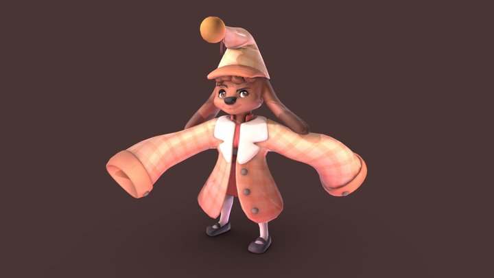 Jalice the Detective 3D Model
