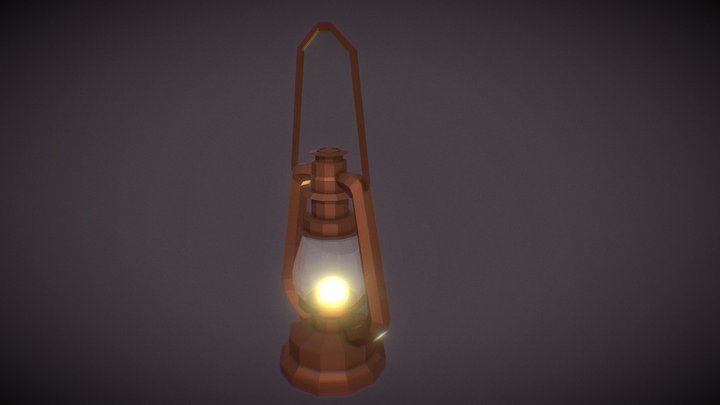 Oil Lantern 3D Model