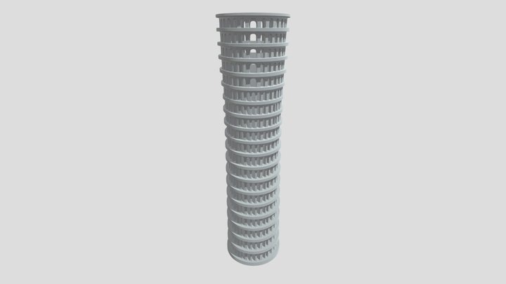 Leaning Tower of Pisa Model 3D Model