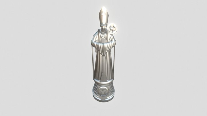 Bishop shess 3D Model