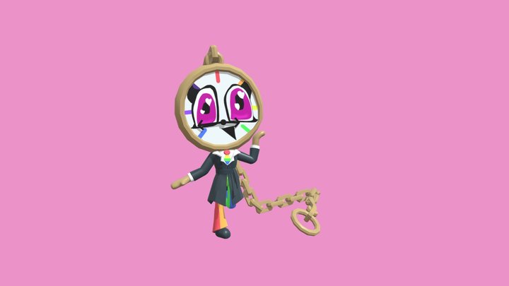 Anime girl dyle (Original face idea by my sis) 3D Model