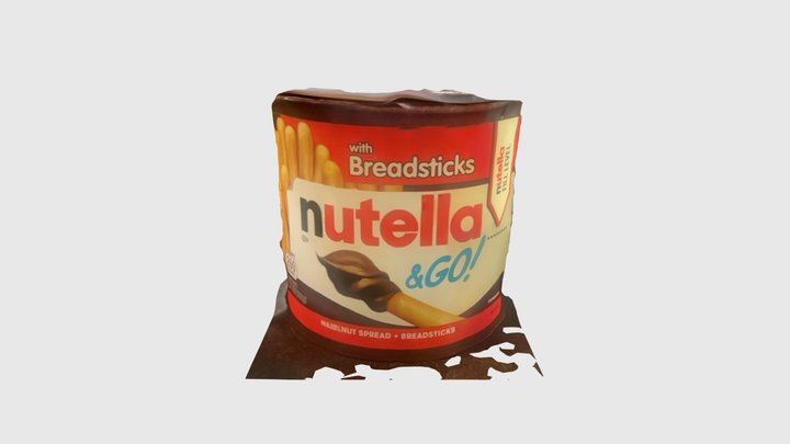 Nutella sticks 3D Model