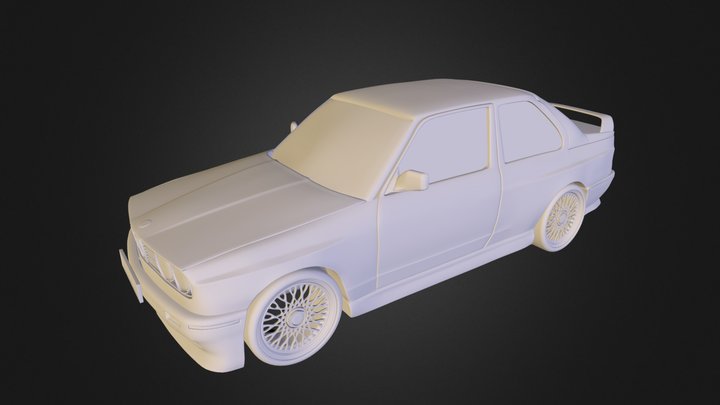 BMW e30 M3 WIP 3D Model