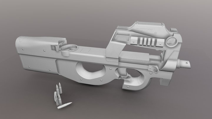 P90 3D Model