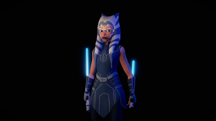 Ahsoka Tano (Star Wars: The Clone Wars,Season 7) 3D Model