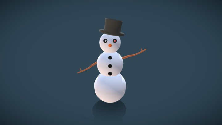 Snowman 3D Model