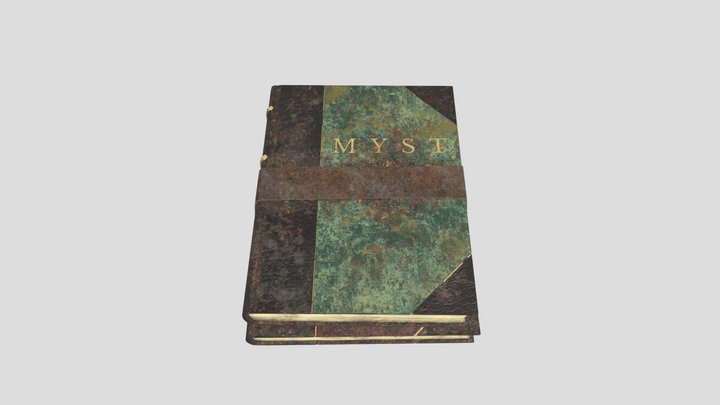 MYST Book (Texturing Practice) 3D Model
