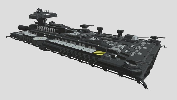 SCVN-2812 - USS Saratoga 3D Model