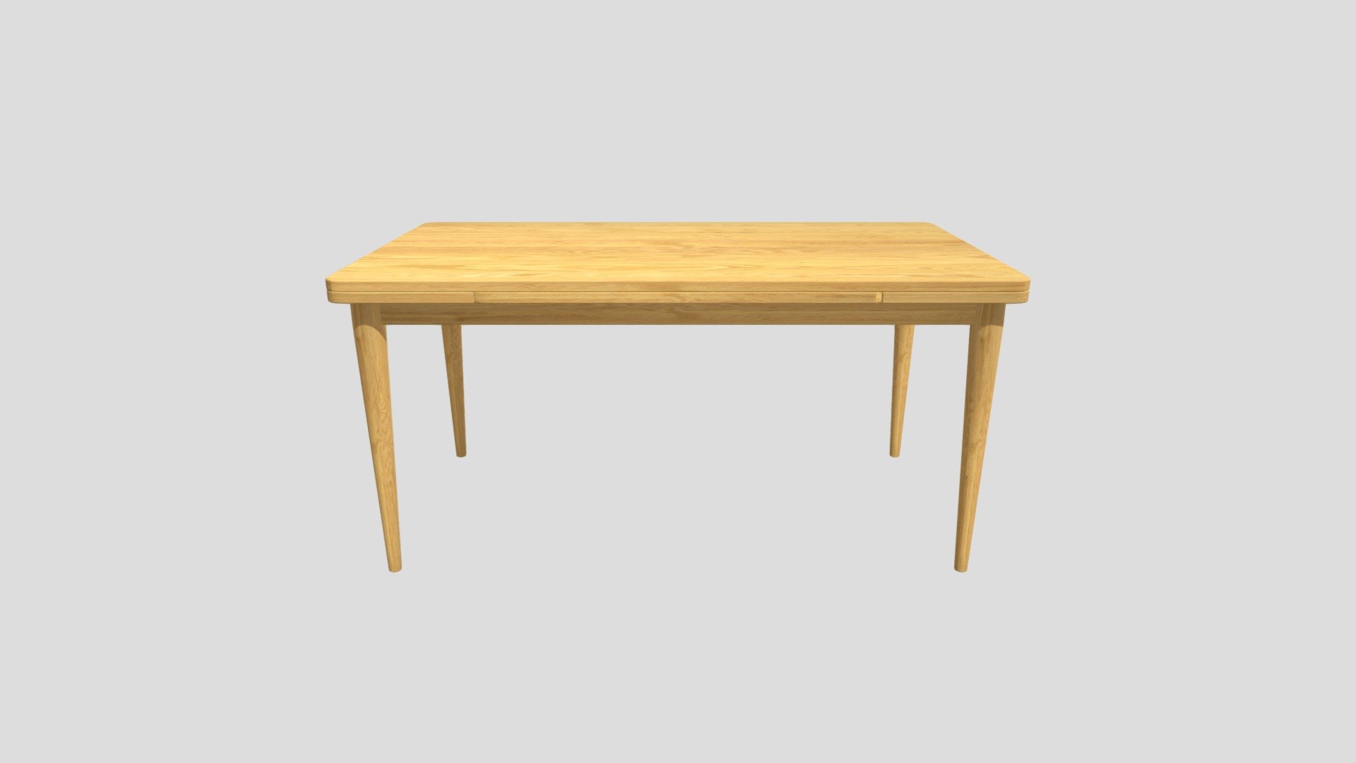 Piuma 150エクステンションテーブル C脚 OAK