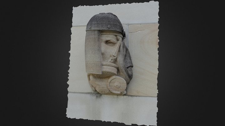 3D Model of "Rhyl Kingston Hinwood" Grotesque 3D Model