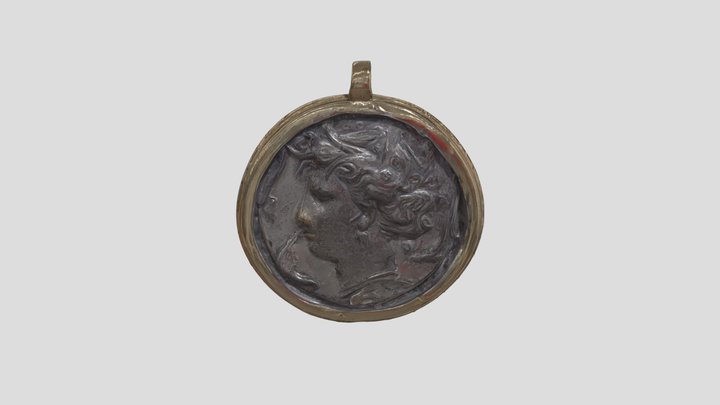 Dekadrachm Coin 3D Model