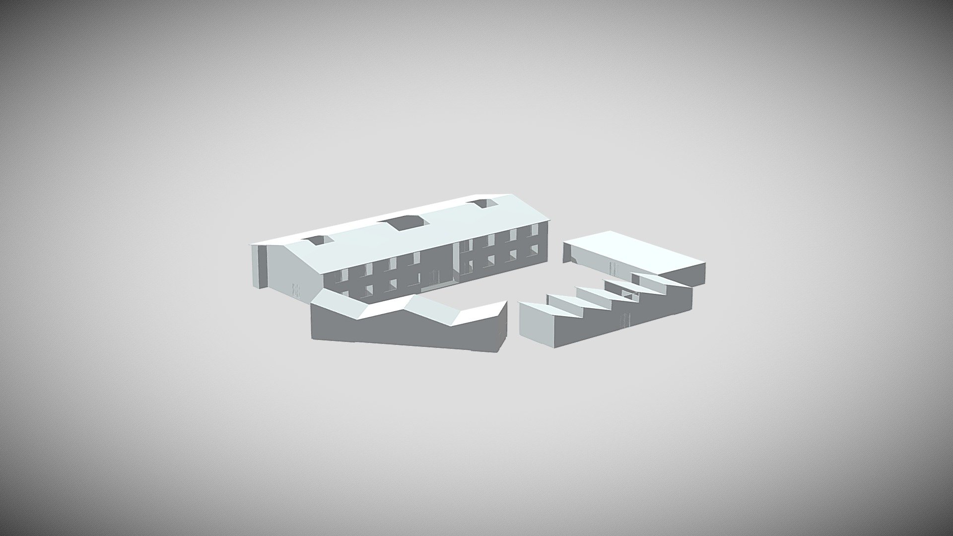 (P4) Hostel conjunto 3d- AV1 - 3D model by human_ [ac162b0] - Sketchfab