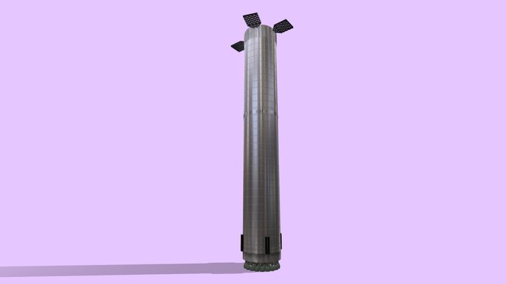 SpaceX Super Heavy Rocket 3D Model