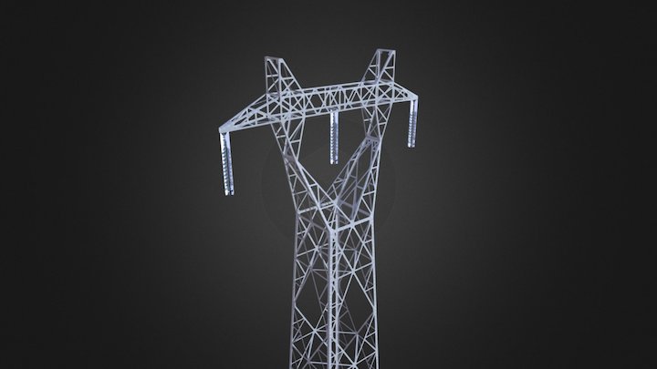 Power line sample 3D Model