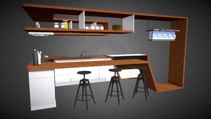 廚房1 3D Model