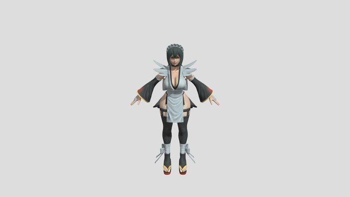 Samurai Showdown - Iroha 3D Model
