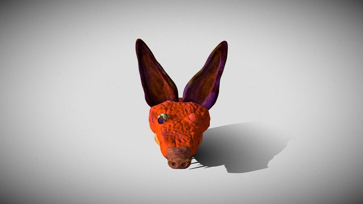 HDawood Creature Bust 3D Model
