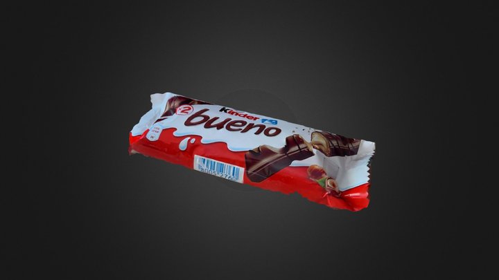 Kinder Bar Chocolate 3D Model