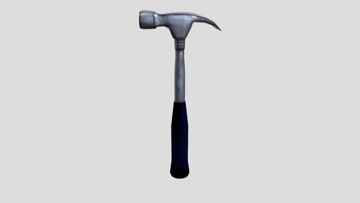 Simple Object - hammer 3D Model