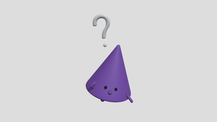 Cone Question 3D Model