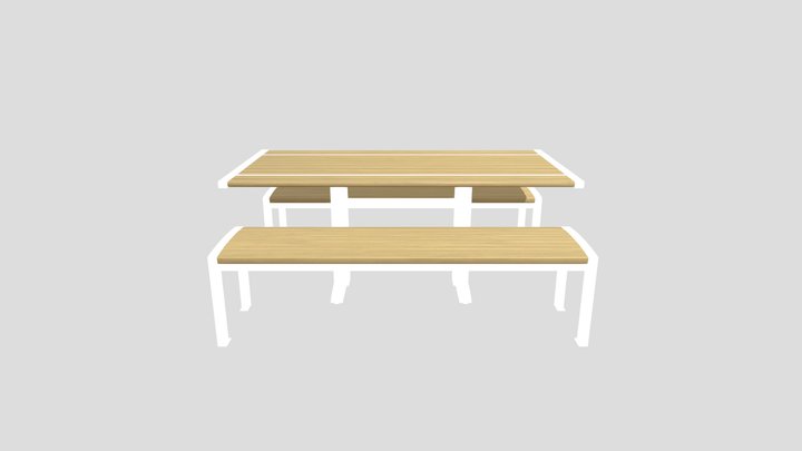Maglin 720 Table And Benches – Kostenloses 3D-Modell STL