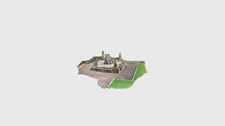 Kailasanathar Temple Nandi 3D Model