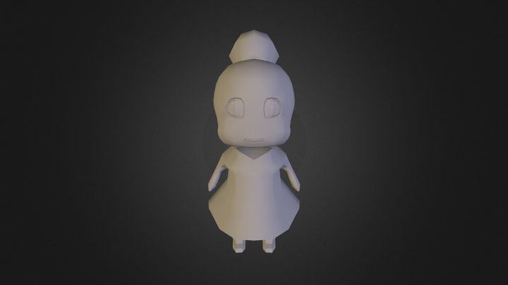 Chibi Obj Low 3D Model