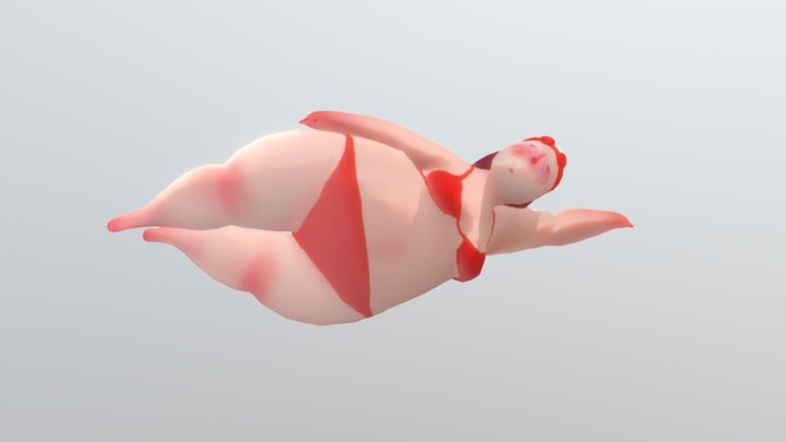 Salsa Swims | Side Stroke 3D Model