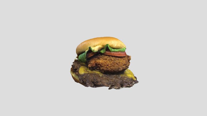 シェイクシャック_Shack Stack 3D Model