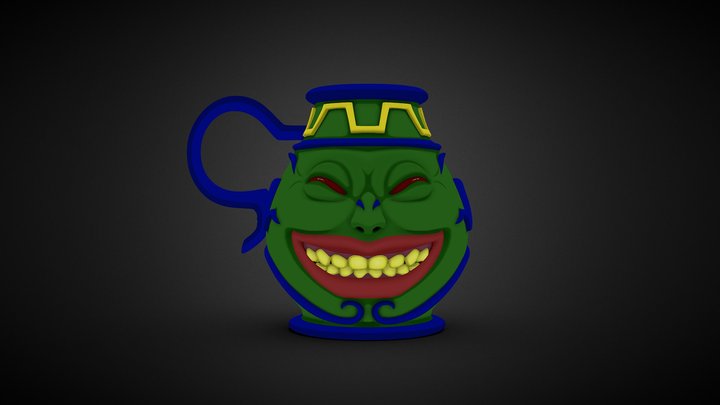 Pot of Greed: Yu-Gi-Oh 3D Model