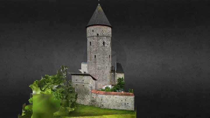 Scheiblingturm Freistadt - 1444 3D Model